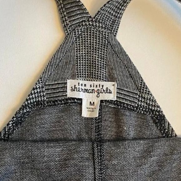 Ten Sixty Sherman (Nordstrom Brand) Embroidered Black/White Plaid Jumper - Picture 7 of 10